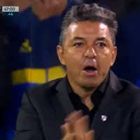 No se vio en TV: el furioso gesto de Gallardo acusando a Falcón Pérez en la derrota de River ante Rosario Central