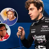 Franco Colapinto, a tres carreras de subirse a un podio histórico de argentinos en la F1 con Fangio y Reutemann