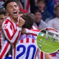 Thiago Almada solo necesitó cinco minutos para meter su primer gol en Atlético de Madrid tras un mes y medio fuera por lesión