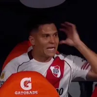 Indignación y reclamo: Juanfer Quintero se enojó con Gallardo pese al triunfo de River ante Talleres