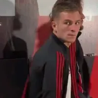 Tras los insultos al plantel, Giuliano Galoppo se cruzó con un hincha de River: “No estás en Banfield”