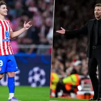 Diego Simeone reaccionó a los rumores que vinculan a Julián Alvarez con el Barcelona