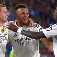 El récord que Mbappé alcanzó en El Clásico entre Real Madrid y Barcelona que Messi no pudo completar