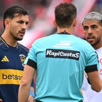 El cruce entre Iván Tapia y Leandro Paredes que derivó en la expulsión del jugador de Barracas Central ante Boca