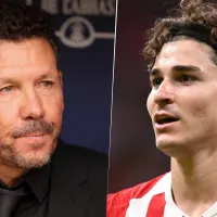 Diego Simeone cuestionado por su nueva decisión con Julián Alvarez en Atlético de Madrid