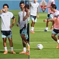 A la par de sus compañeros: Lisandro Martínez volvió tras más de nueve meses y podría jugar con la Selección Argentina en Angola