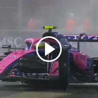¡Impactante! Las dos salvadas de Franco Colapinto bajo la lluvia en la clasificación del GP de Las Vegas