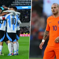 ¿Rencor por Brasil 2014? Wesley Sneijder no ve a Argentina candidato para el Mundial 2026