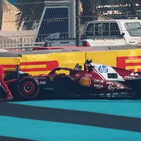 Trompo, golpe contra el muro y bandera roja: el accidente de Lewis Hamilton en la FP3 del GP de Abu Dhabi