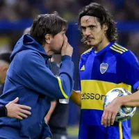 Diego Martínez reveló detalles sobre su cruce con Cavani en Boca: "Pidió perdón"