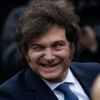 Javier Milei festejó el título de Estudiantes