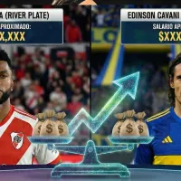 Mientras Miguel Borja ganaba 3 millones en River, esto cobra Edinson Cavani en Boca