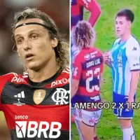 David Luiz é surpreendido por jogador do Racing e lentes registram tudo