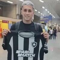 Diego Hernández teve contato com torcedores do Botafogo e espera devolver o apoio dentro de campo