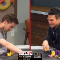 \'Cara ou coroa\' decide pote de R$ 300 mil em desafio de craque do poker