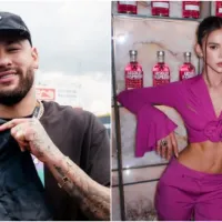 Neymar recebe figurinha de Bruna Marquezine e reação do jogador viraliza