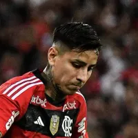 Torcida do Flamengo revela polêmica de arbitragem no lance faltoso em Pulgar