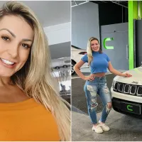 Andressa Urach: Influenciadora compra carro de luxo avaliado em R$ 180 mil