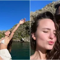 Larissa Manoela esquece as polêmicas envolvendo seus pais e curte viagem ao lado do namorado