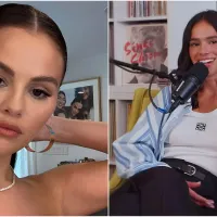 Bruna Marquezine relembra encontro com Selena Gomez e detalha conversa em podcast