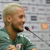 Guga marcou o seu primeiro gol pelo Fluminense e disse estar muito feliz com esse feito