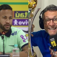 Após críticas de Neto, Neymar devolve as falas do comentarista