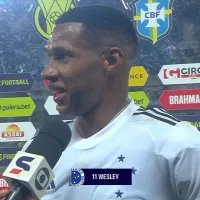 Wesley se estranha com repórter AO VIVO e 'ressurge' no Palmeiras
