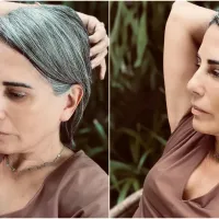 Após assumir cabelos brancos, Gloria Pires fala sobre decisão e expõe diferença em autoestima: “Me amo com os fios brancos”