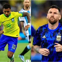 O Messi disse isso para o Rodrygo: \'Treta\' com ex-Santos tem papo REVELADO