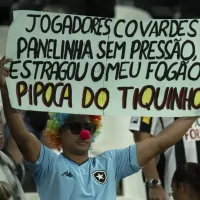 Frustração! Torcida se revolta após Botafogo empatar e ficar fora do G-4 do Brasileirão