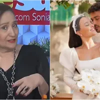 Sem papas na língua, Sonia Abrão ironiza casamento de Larissa Manoela e André Luiz Frambach