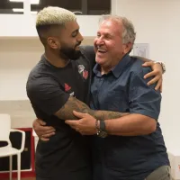 Gabigol 'prevê' rival do Fla na final do Carioca e faz aposta inusitada com Zico: 'Eu pago o jantar'