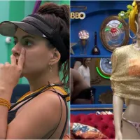 BBB 24: Fernanda encontra roupa rasgada após gravação de quadro e se irrita