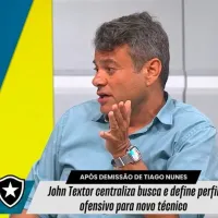 Textor quer até 4ª: Eric Faria revela 2 técnicos favoritos a assumir o Botafogo
