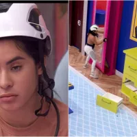 BBB 24: Após destruir o cenário da Prova do Anjo, Isabelle se desespera: “Meu Deus”