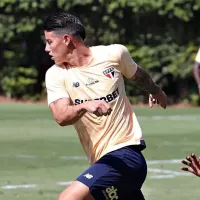 James Rodríguez treina no campo e pode ser novidade em São Paulo x Palmeiras