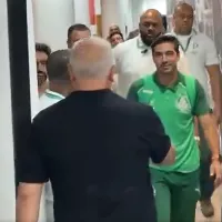Saiu em vídeo: Belmonte recepciona Abel Ferreira no Morumbis após confusão no último São Paulo x Palmeiras