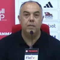 Relembrando partida do Botafogo, Marcos Braz questiona horários da rodada: “Hoje não teve jogo às 11h?”