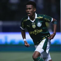 Destaque do Palmeiras, Estevão revela influência em Veiga em estilo de cobrança de pênalti