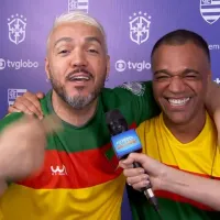 Denilson e Belo se reencontram e celebram a paz em evento solidário da Globo