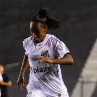 Santos Feminino: Paola comemora gol em empate com o Corinthians no Paulistão