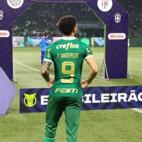 Endrick manda recado para Felipe Anderson após jogador assumir a camisa 9 do Palmeiras