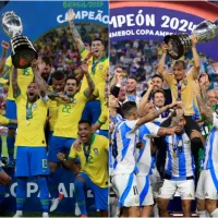 Saiba qual seleção tem mais títulos na história, Brasil ou Argentina