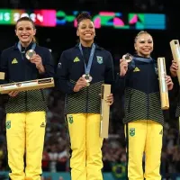 Ginástica nas Olimpíadas 2024: Liderado por Rebeca Andrade, Brasil é bronze nas equipes femininas