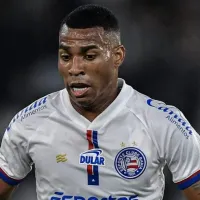 Jean Lucas se anima com o jogo do Bahia contra o Botafogo pela Copa do Brasil