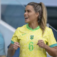 Tamires é referência dentro e fora de campo para Brasil conquistar ouro no futebol feminino 