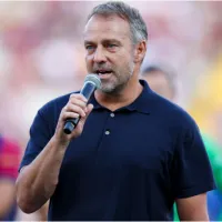 Hansi Flick comenta saída de Vitor Roque do Barcelona e expõe bastidores: \&#039;Conversei com ele\&#039;