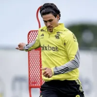 Pedro treina com bola e sua presença na escalação do Flamengo para pegar Bahia é definida