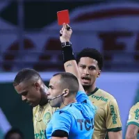 Caio Paulista é expulso com interferência do árbitro de vídeo em goleada do Palmeiras