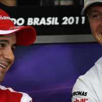 Amizade de longa data: Felipe Massa é um dos poucos que podem visitar Schumacher